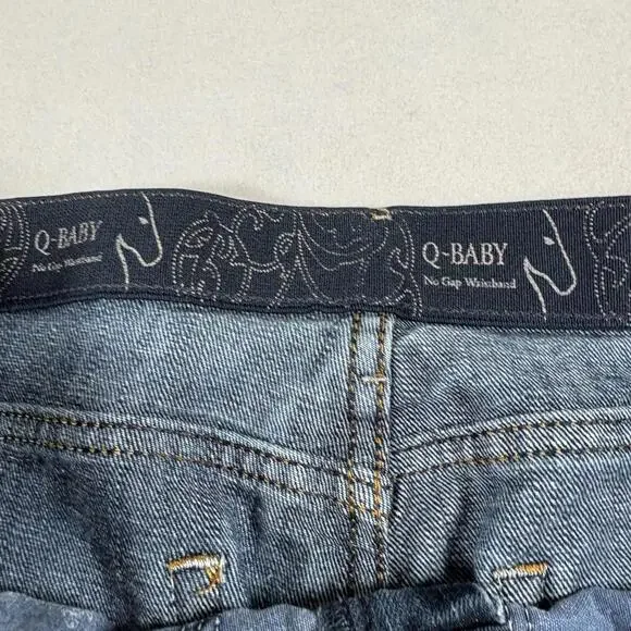 Wrangler Q-Baby Womens Jeans Size 15/16x34 Blue Denim Mid Rise Stretch Bootcut - Picture 6 of 13